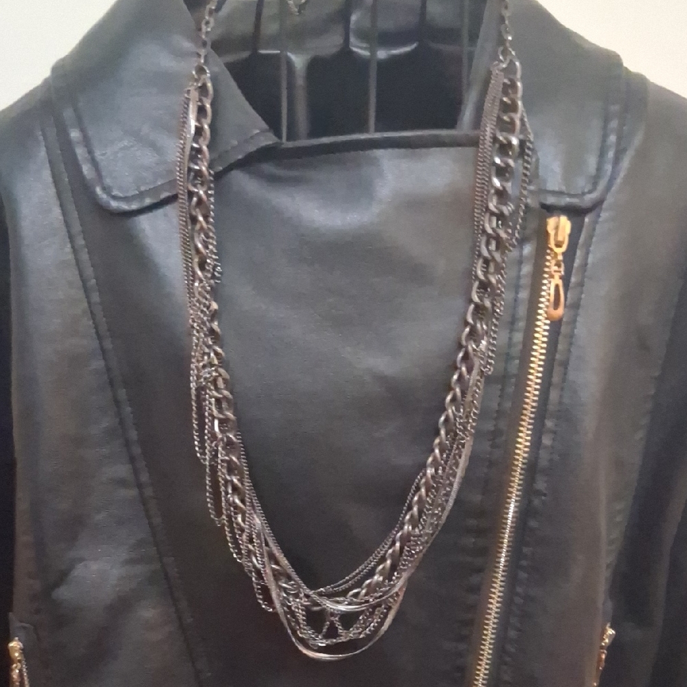 Gunmetal Chain Necklace